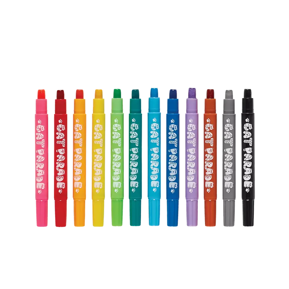 Thumbnail: Cat Parade Gel Crayons - Set of 12