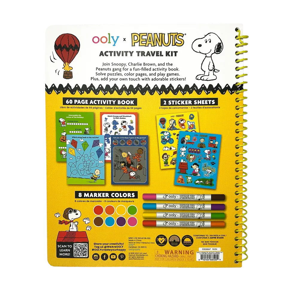 Thumbnail: OOLY x Peanuts Activity Travel Kit & Double-Ended Markers