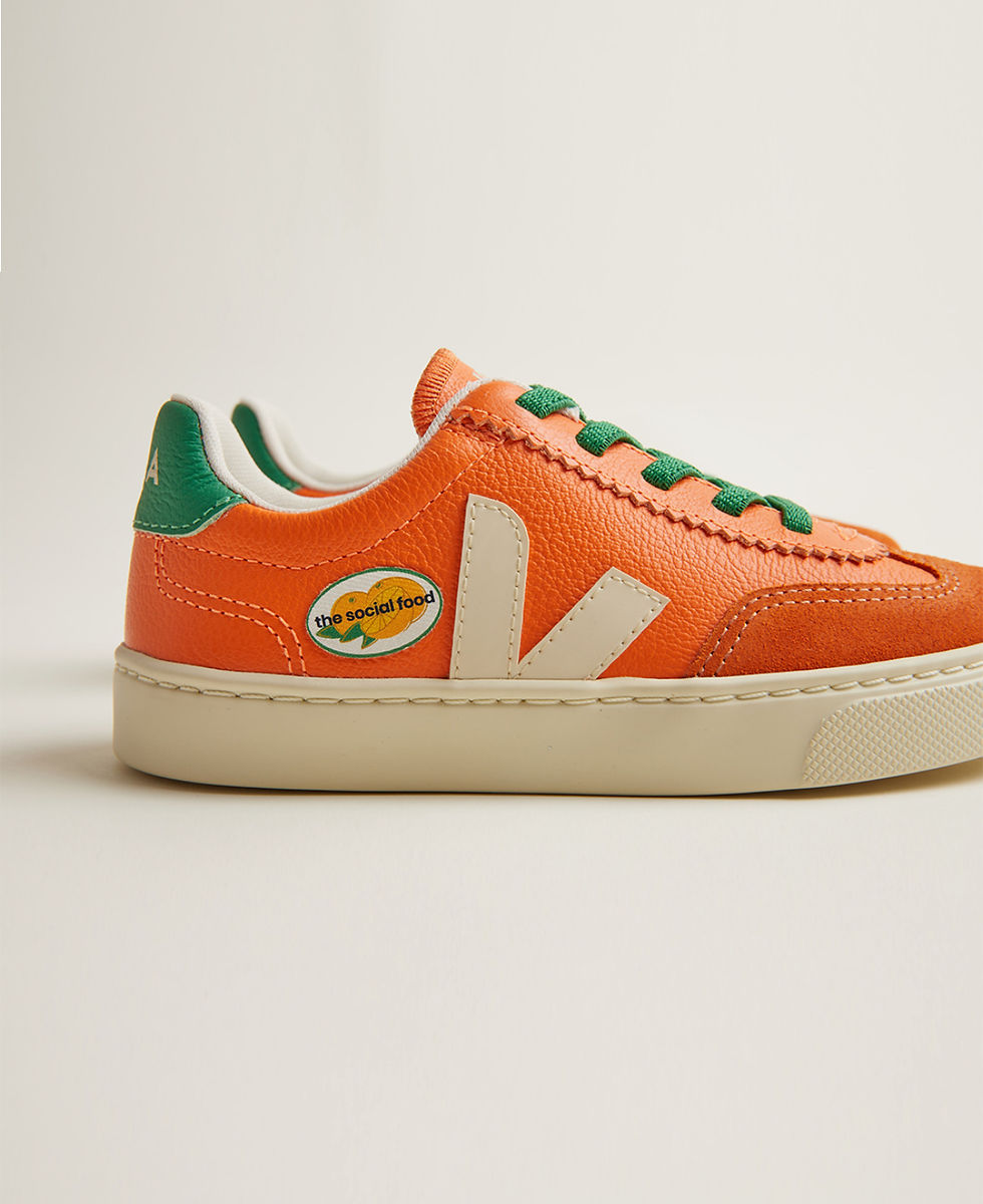 Thumbnail: VOLLEY ELASTIC LACES LEATHER VEJA X THE SOCIAL FOOD FURY