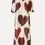 Thumbnail: Front Placket Long Dress - Hearts