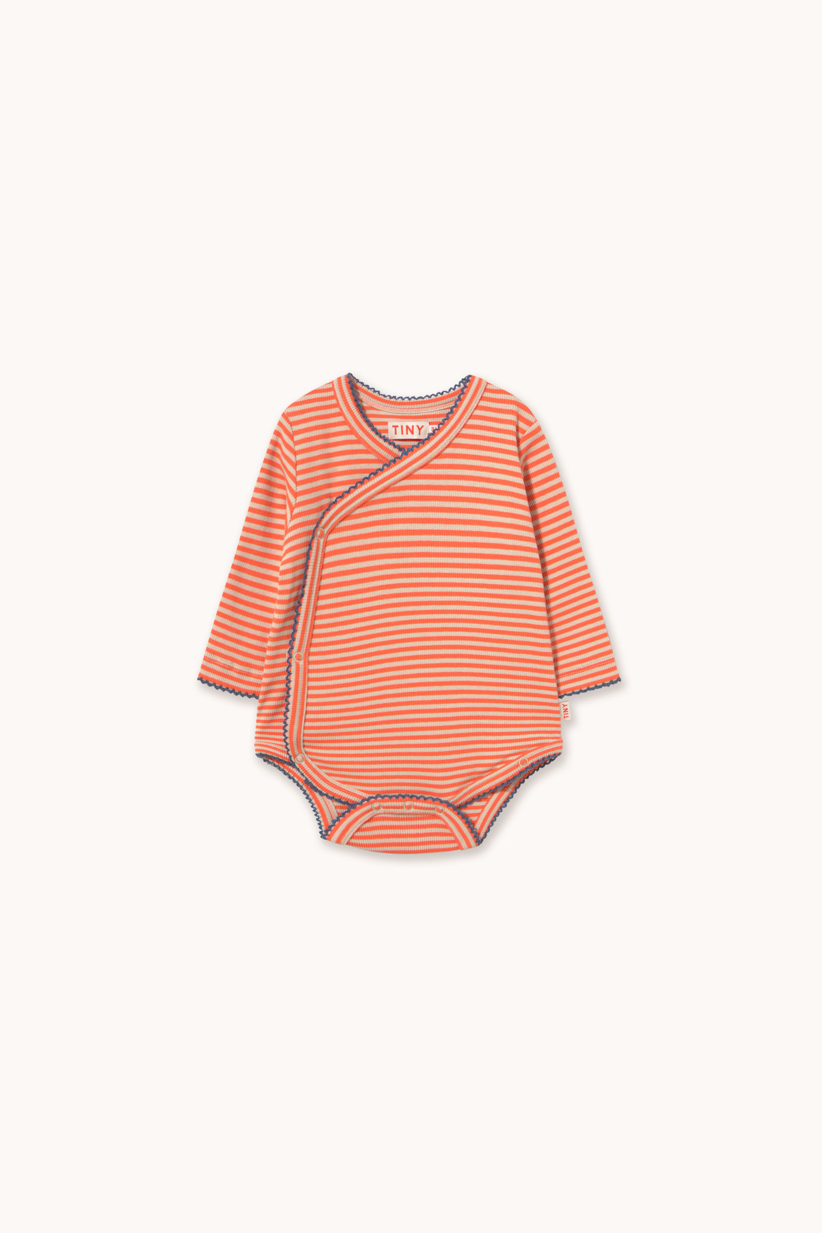 STRIPES RIB BABY BODY-SUMMER RED