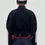 Thumbnail: Dropped Shoulder Gathered Jacket - Black Iris