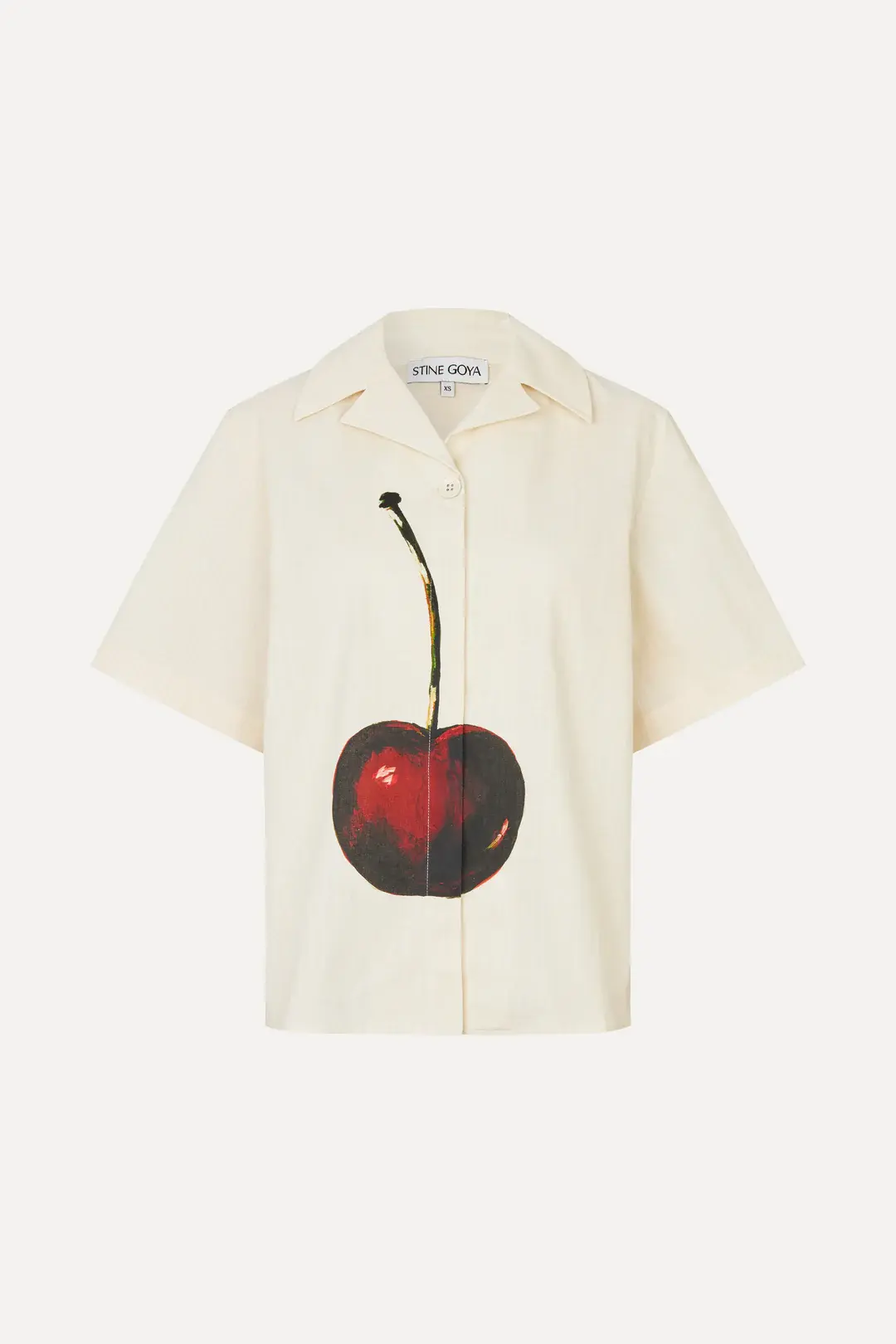 Bowling Collar Shirt - Cherry