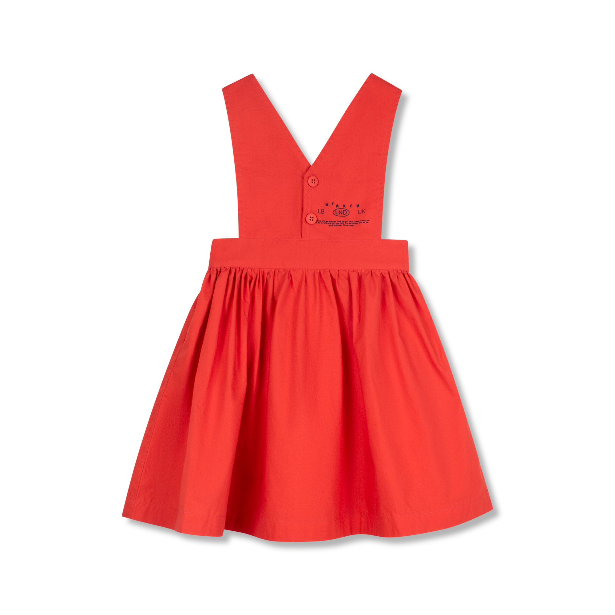 Annka Pinafore - Red