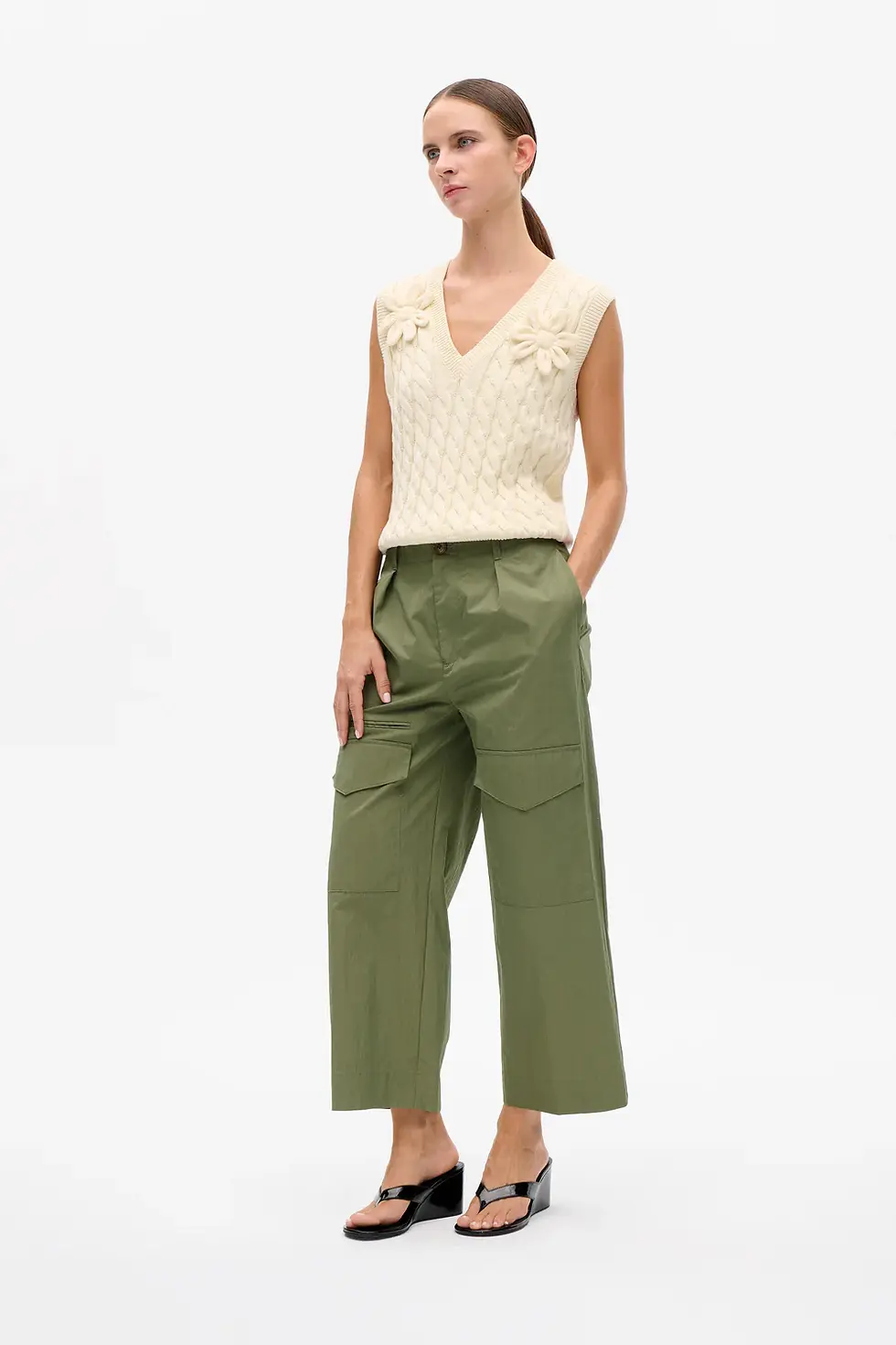 Thumbnail: NERIA TROUSERS GREEN