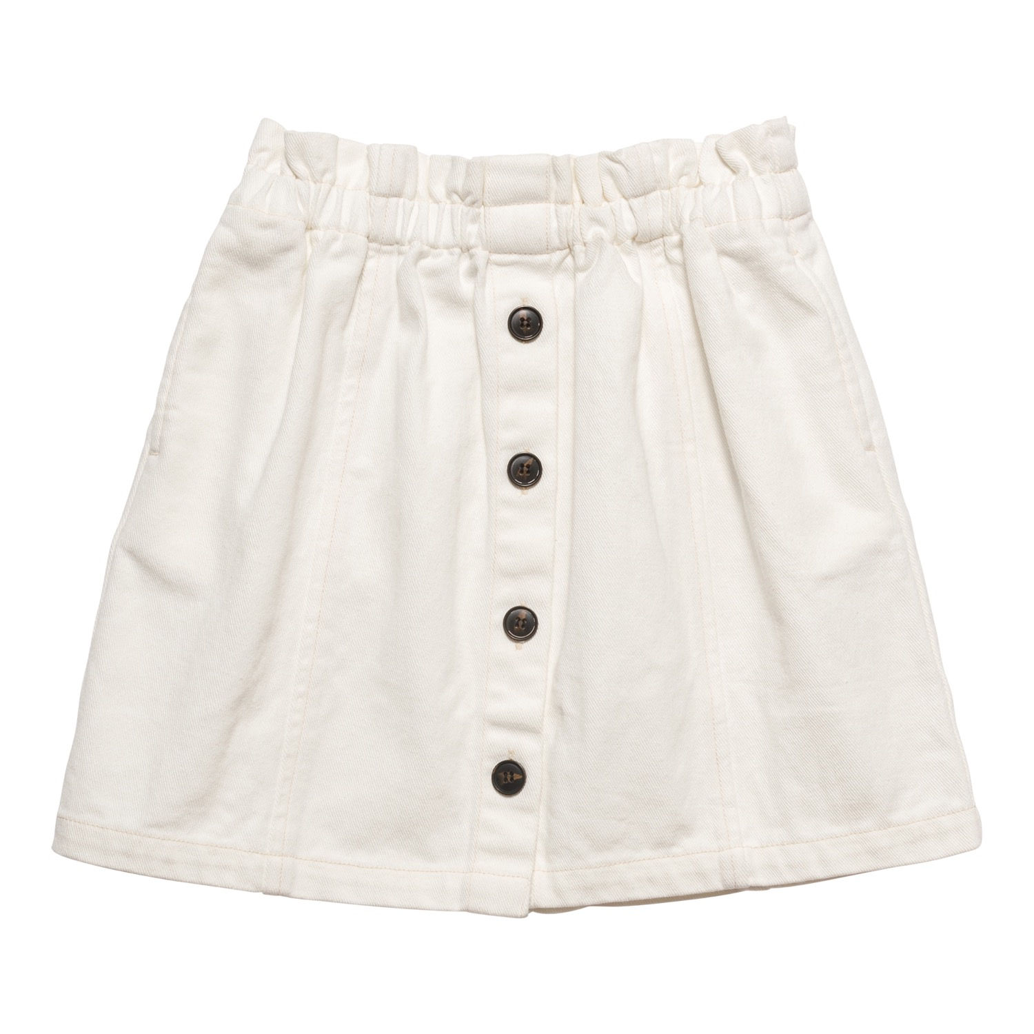 Panel Skirt - Ecru Denim