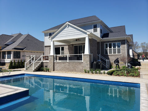 Trex Deck on Home with Pool