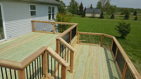 Natural Wood Deck