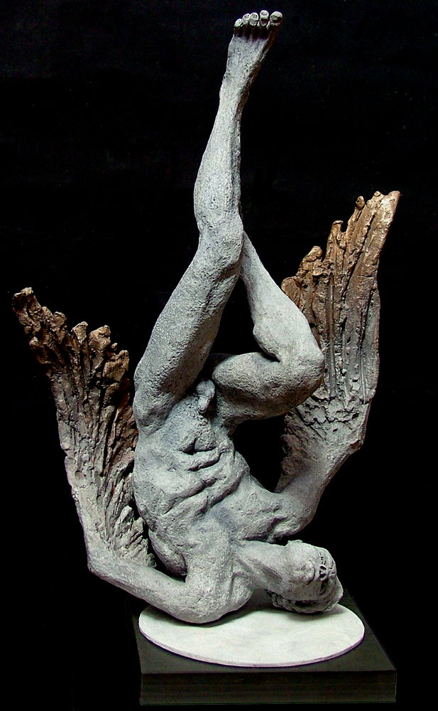 Icarus with Burning Wings