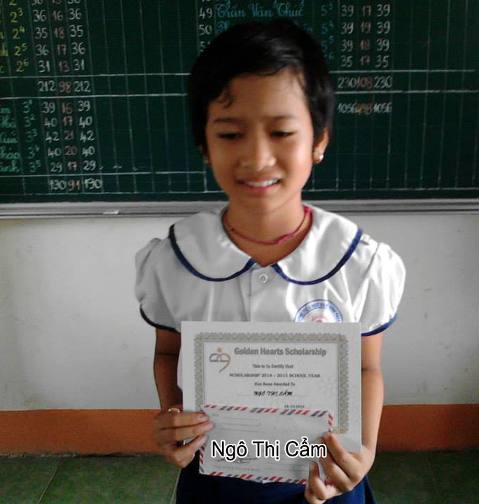 June 30, 2014 - Scholarship Award in Tien Giang