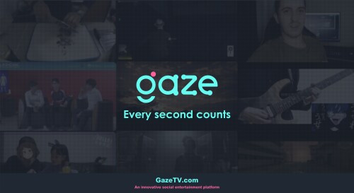 GazeTV, the platform we partnered with, had successfully launched!