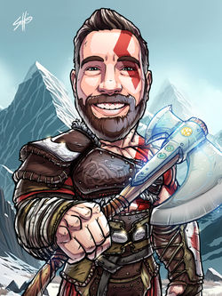 Client as Kratos from God of War