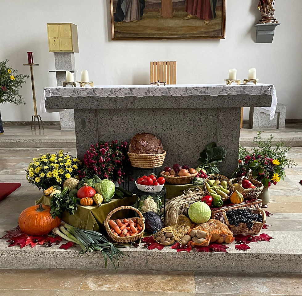 Erntedank in unserer Pfarrei