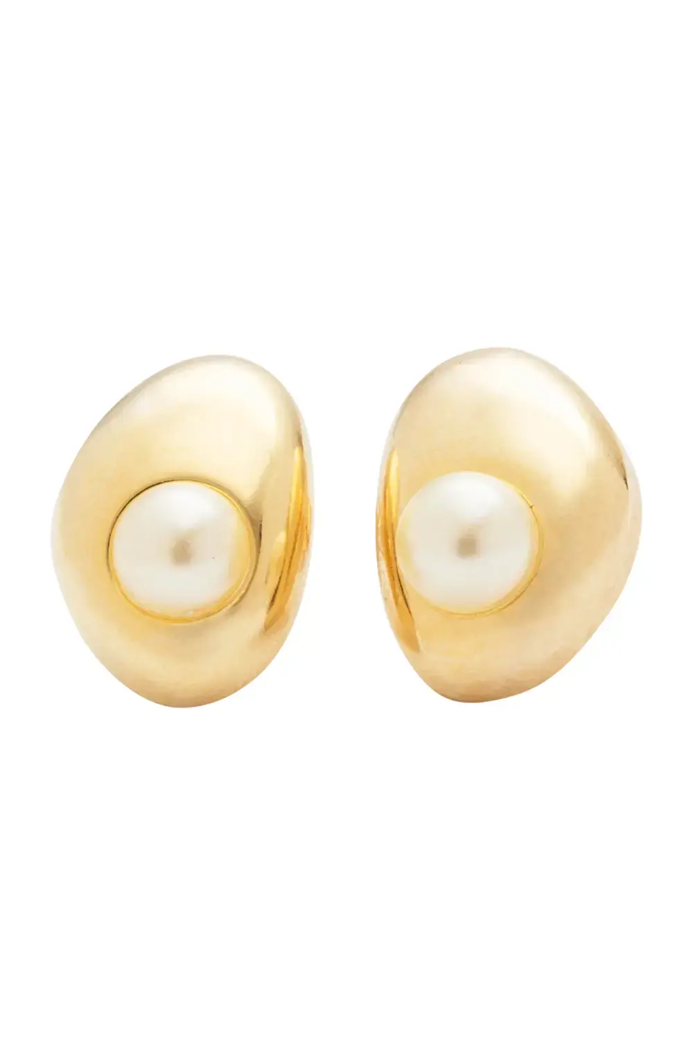Brinco Pérola com Banho em Ouro 18k