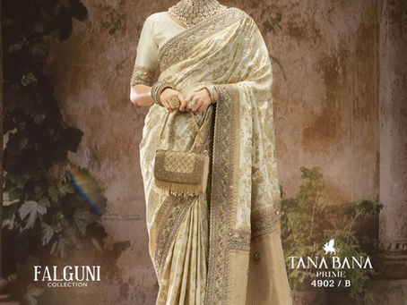 tana bana silk saree
