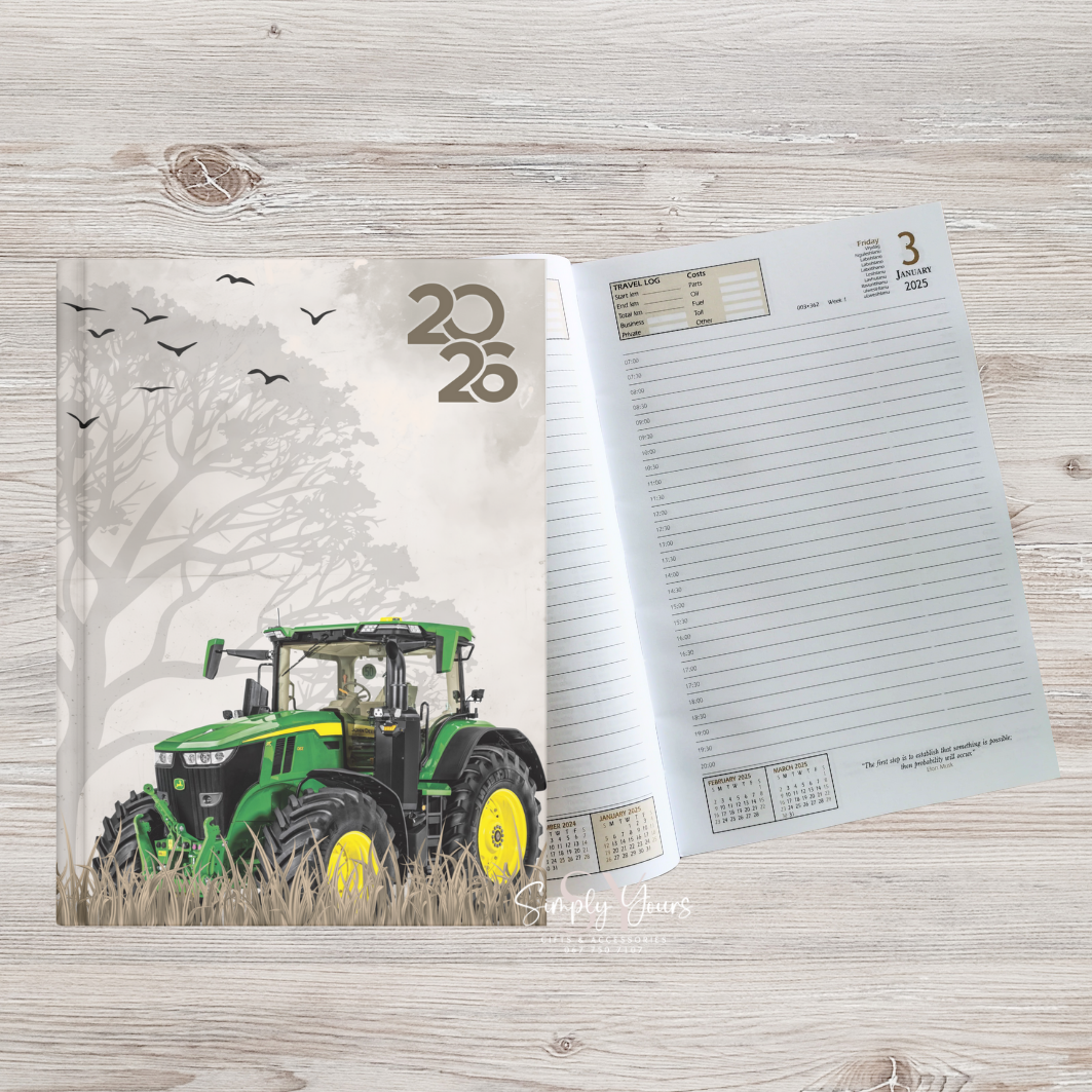 Tractor Hardcover standard diary