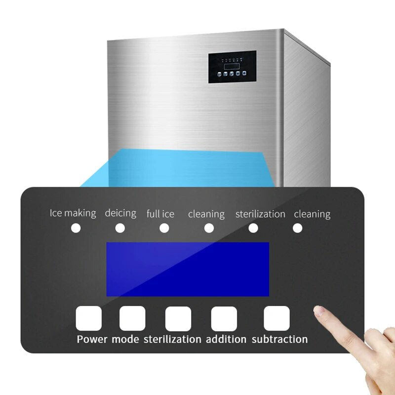 Thumbnail: Automatic Stainless Steel IceMachine Maker Vertical Electric High Quality