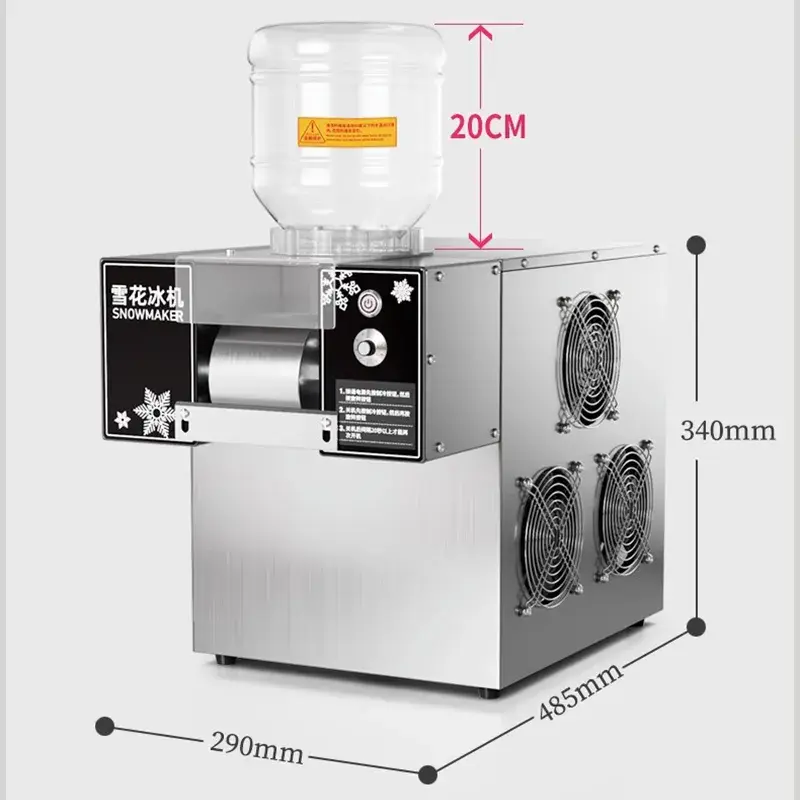 Thumbnail: Compact 3L Snow Ice Maker - Adjustable Thickness