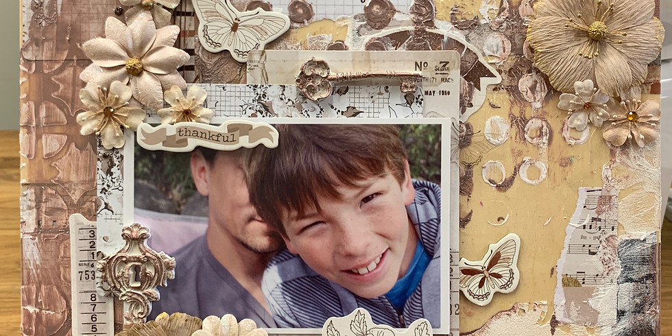 Mixed Media Scrapbook panels