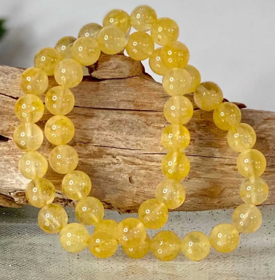 Citrine Bead Bracelet