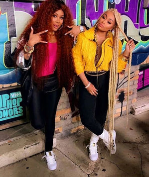 BlacChyna, LyricaAnderson, WalterMosley, Trina, AngelBrinks and Junes Diary  all at VH1 Hip Hop Hono