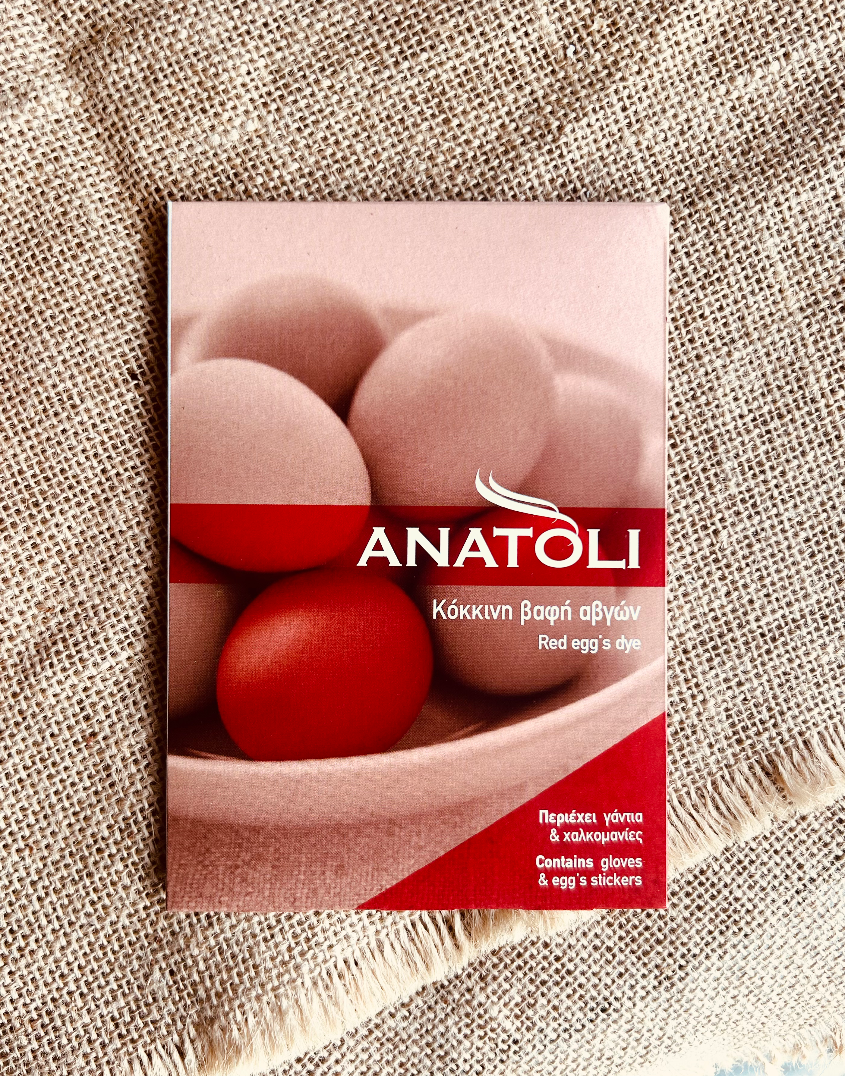 Anatoli Red Egg Dye Colour