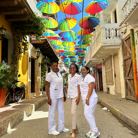 Nuestro equipo en las calles de Getsemaní