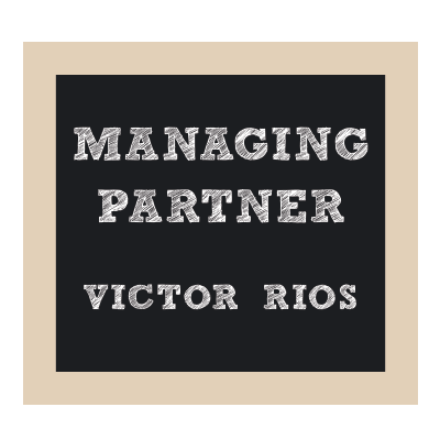 Managing Partner Chalkboard Style Sign