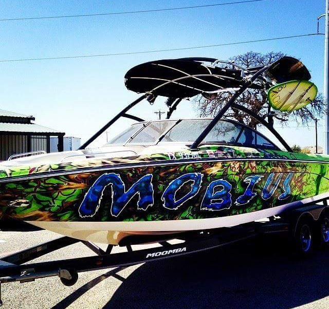 Custom Boat Wrap