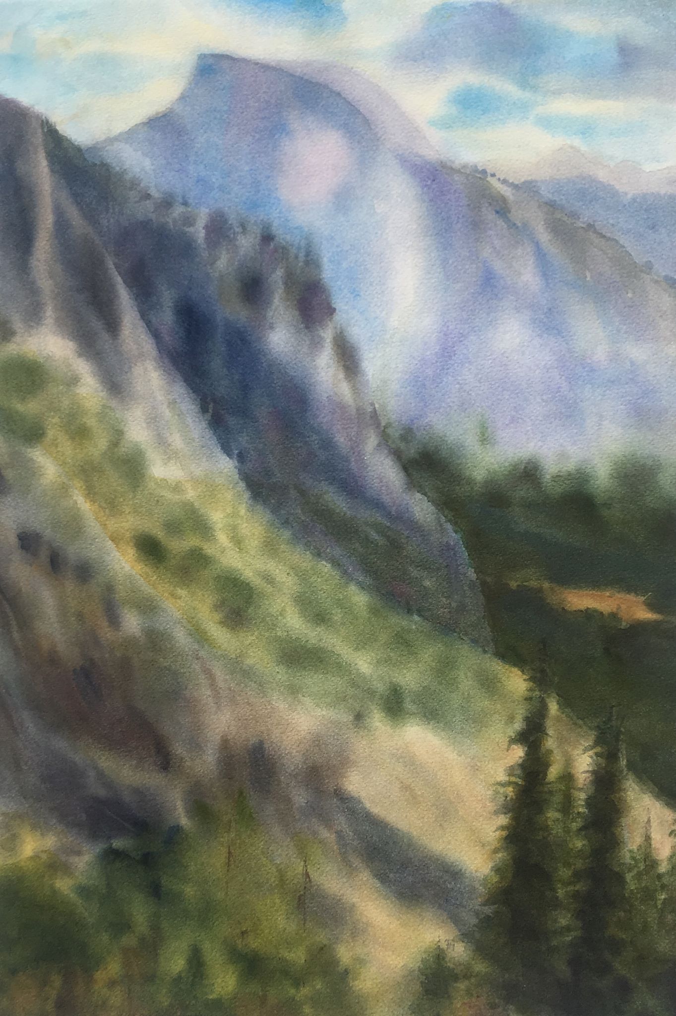 View South from Yosemite Falls