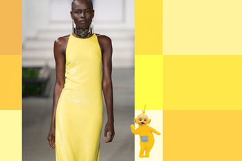 How to dress in yellow without looking like Laa-Laa from Teletubbies