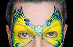 Black Light Face Painting