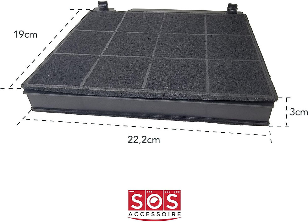 Miniatura: Carbone Attivo 481248048145 Filtro Cappa Aspirante adatta per Whirlpool