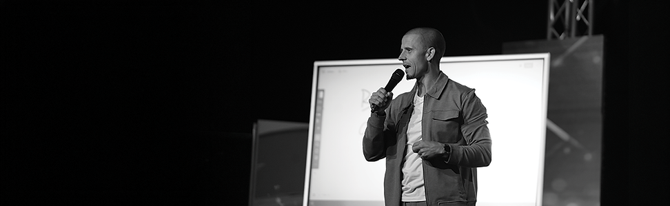 Pastor Mike preaching