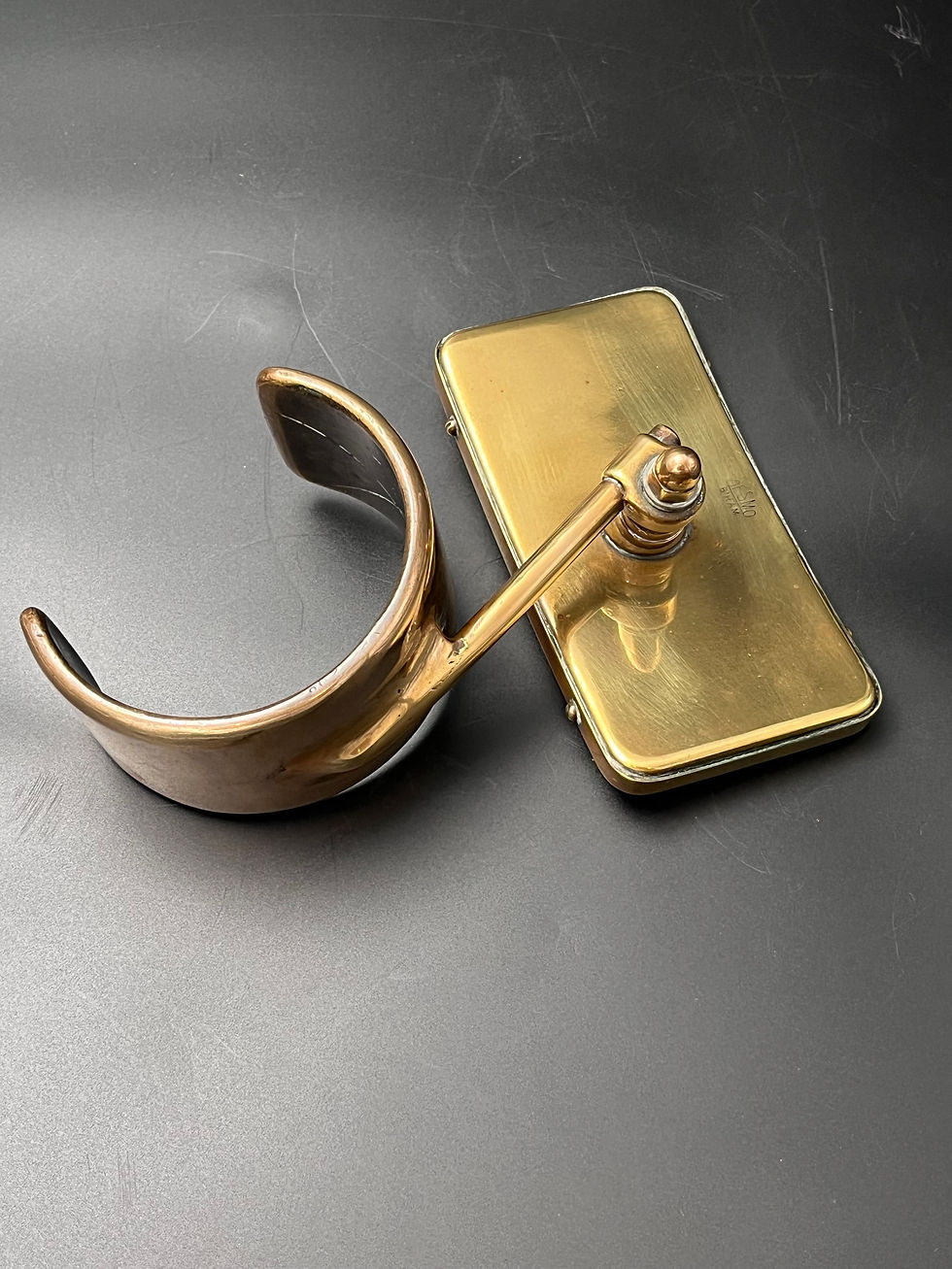 Thumbnail: Brass vintage car mirror Julian Parker Ltd