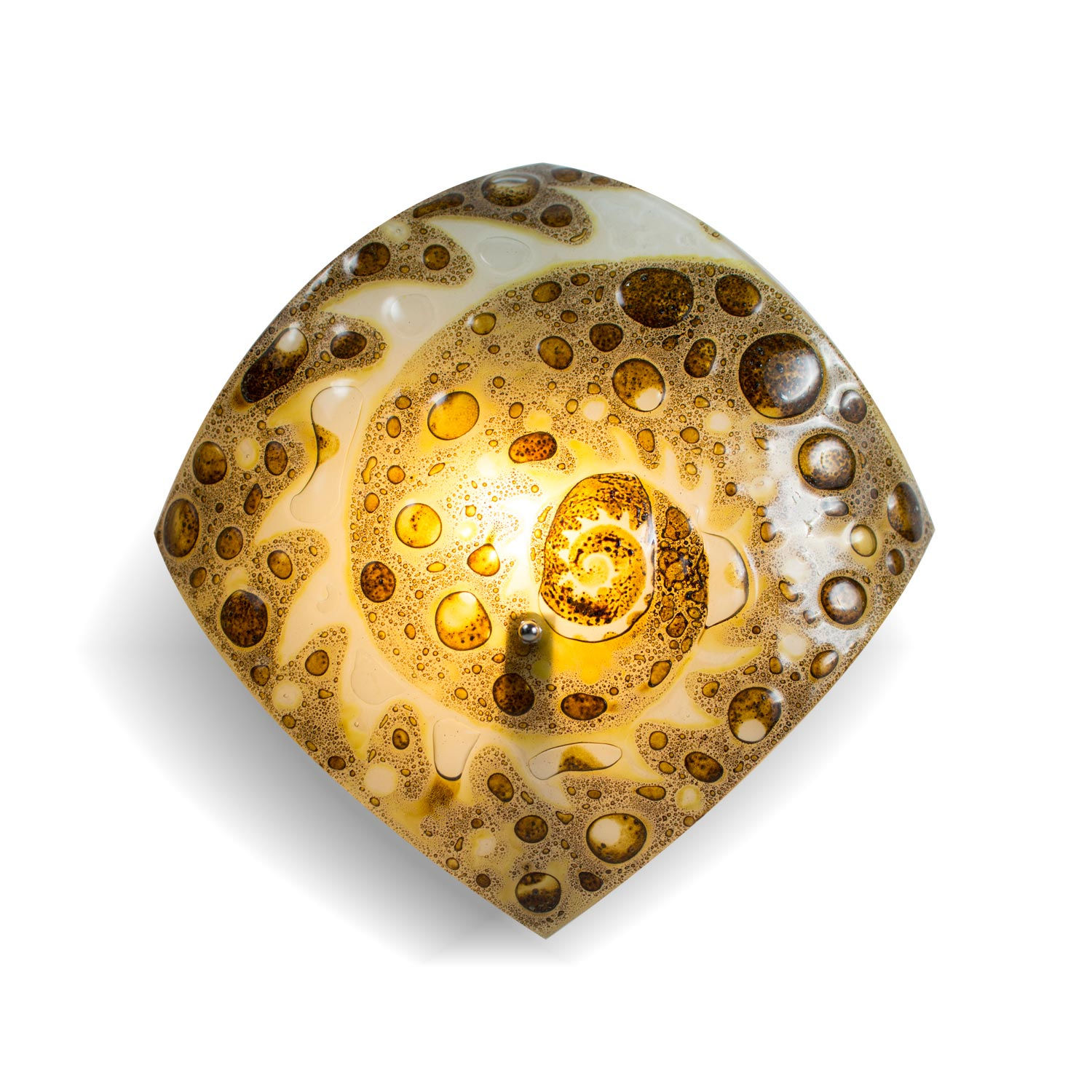 Plafón / lámpara de techo o pared Nautilius café -