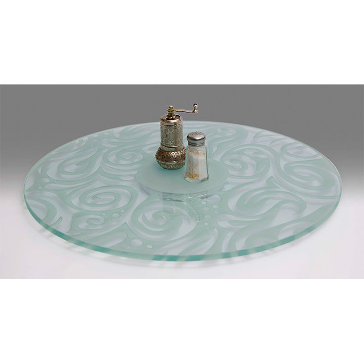 Miniatura: Charola giratoria / Lazy Susan abstracto 50 cms.