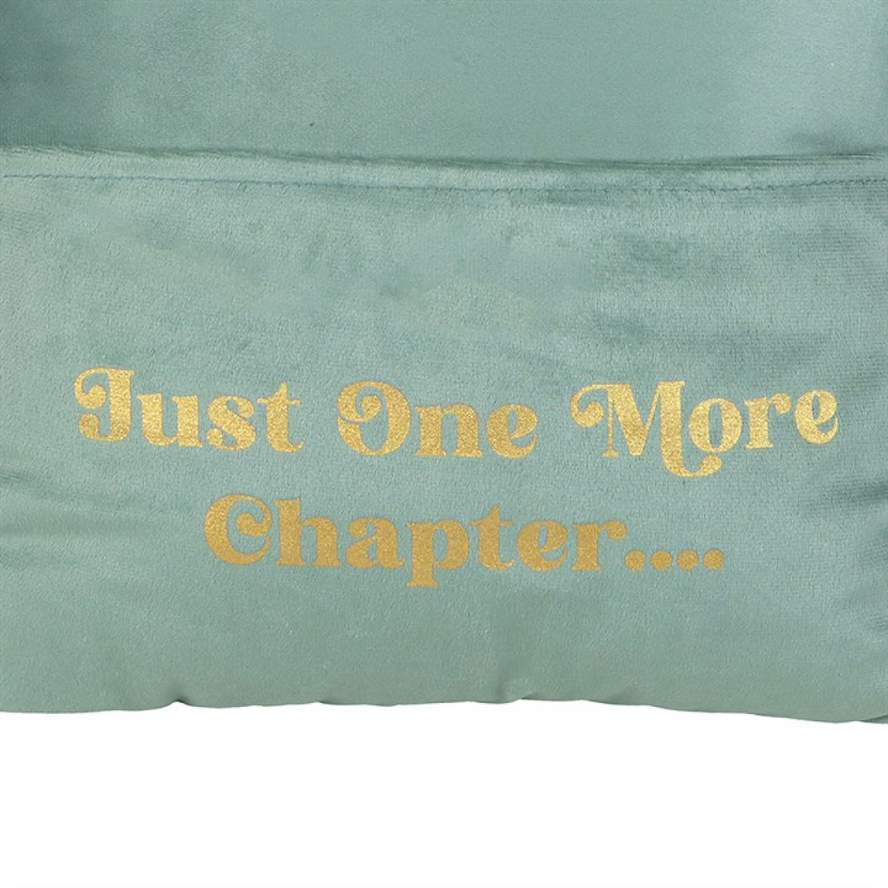 Thumbnail: Just One More Chapter Cushion with Book Pocket