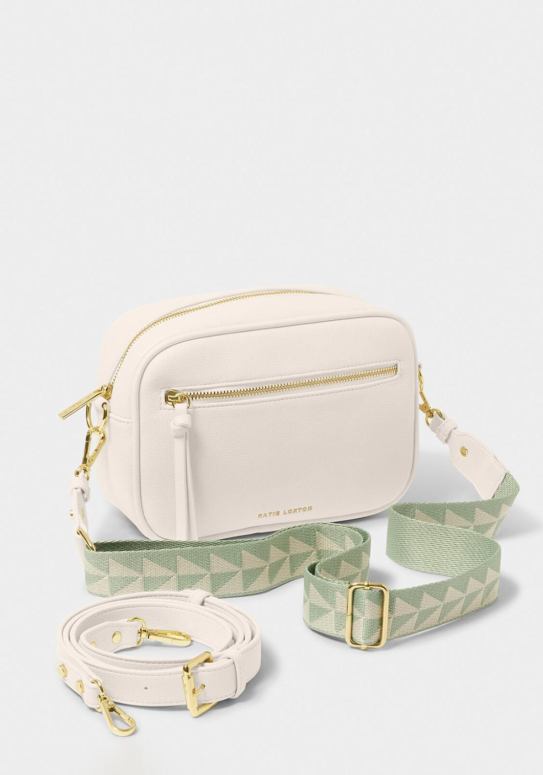 HALLIE OFF WHITE/ CREAM CROSSBODY BAG..KATIE LOXTON