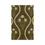 Thumbnail: Vintage Iris Wave Pattern, in Chocolate Brown – Microfiber Kitchen Tea Towel