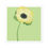 Thumbnail: Ranunculus in Butter Yellow and Vivid Green - Square Sticker (Indoor/Outdoor)