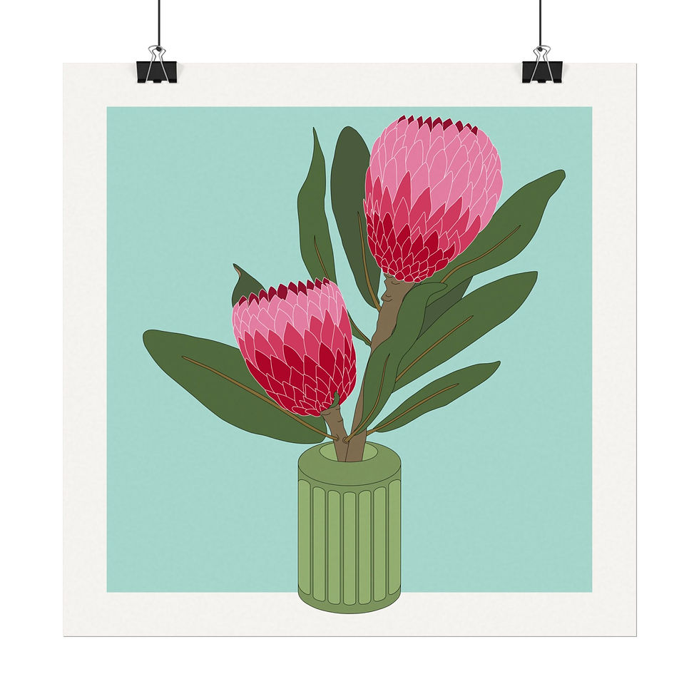 Thumbnail: King Protea - Art Print
