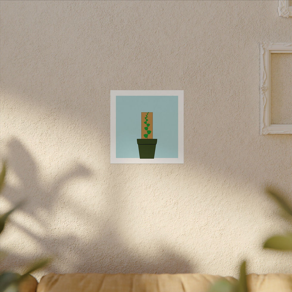 Thumbnail: Potted Shingle Vine - Art Print