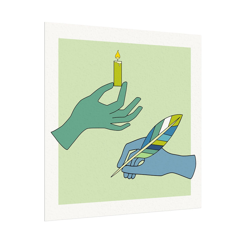 Thumbnail: I Wrote You a Letter - Art Print