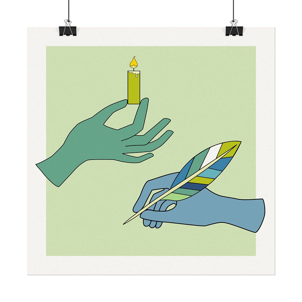 Thumbnail: I Wrote You a Letter - Art Print