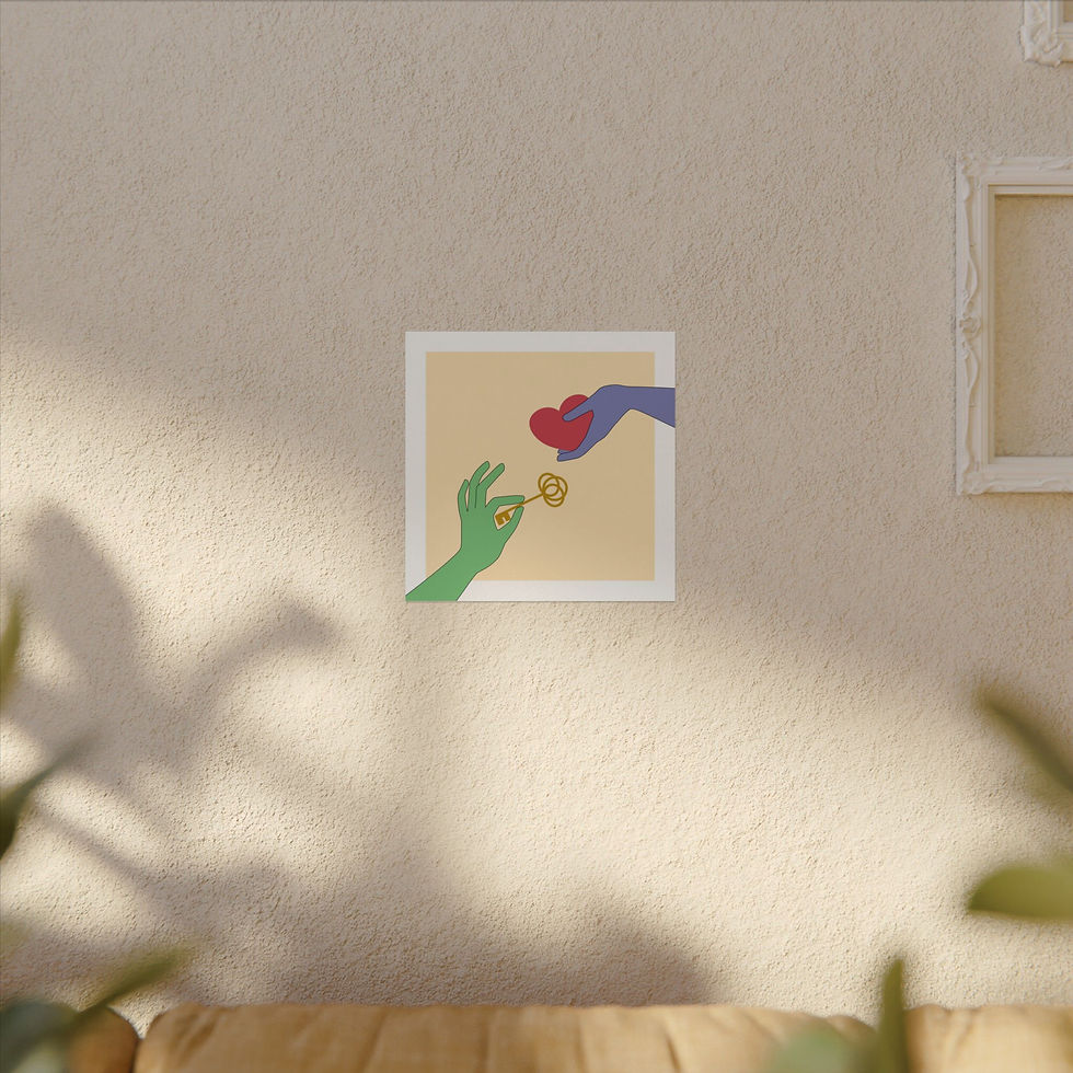 Thumbnail: Key To My Heart - Art Print