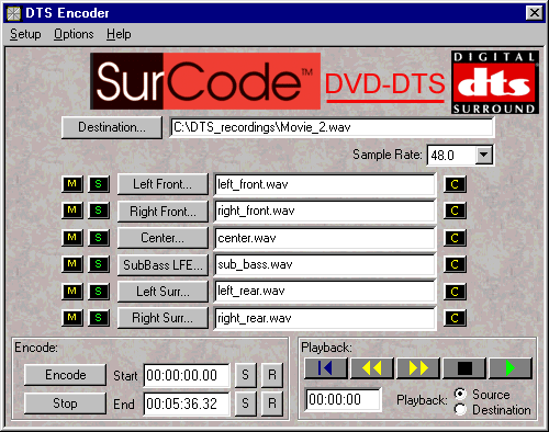 Miniatura: SurCode DVDPro DTS 1.0.2.1