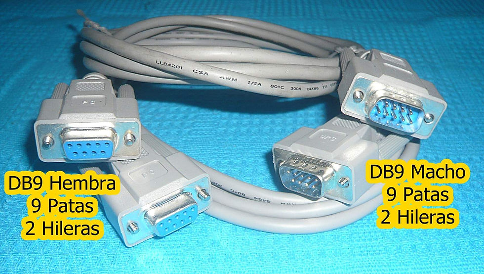Miniatura: CABLES CONECTORES VARIOS, MONITOR, IMPRESORA, COM 1 y 2 Etc
