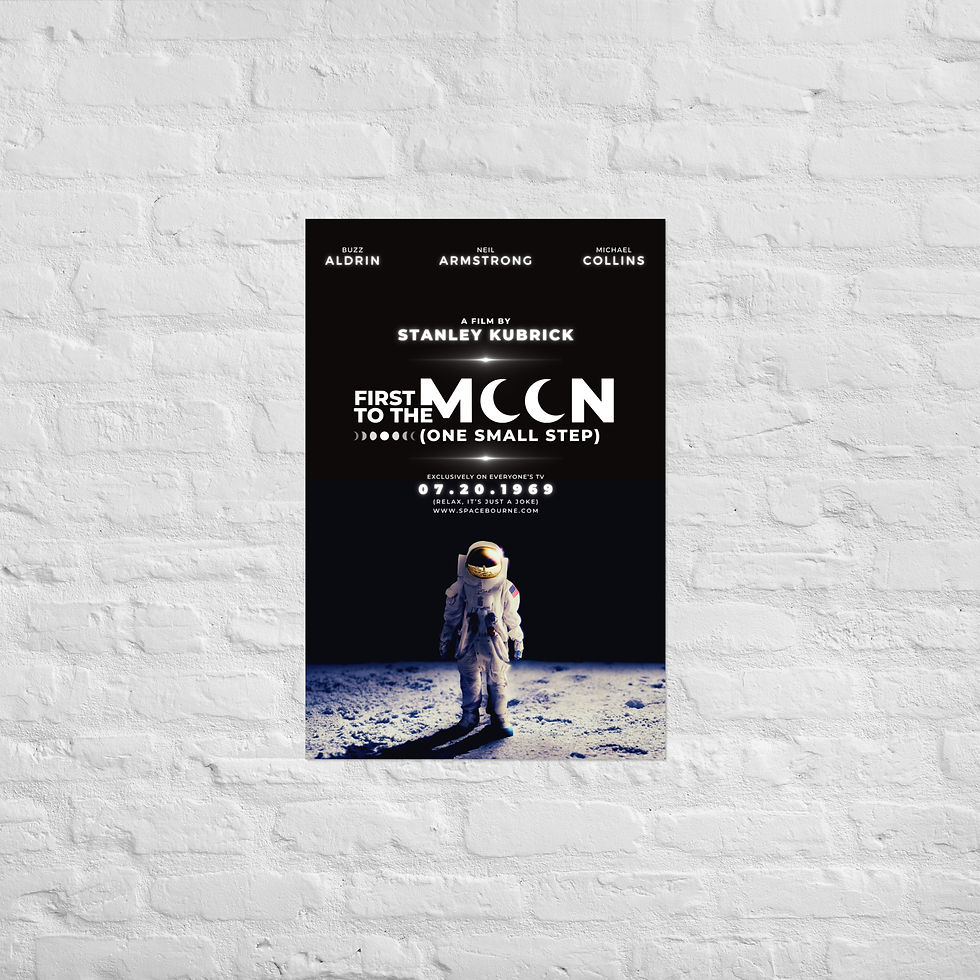 Thumbnail: Moon Landing Hoax Joke Film Poster