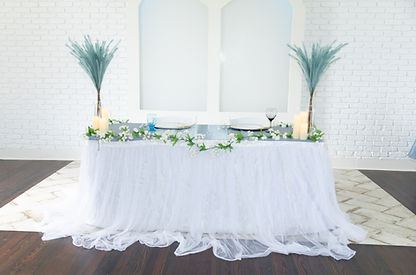 head table settings